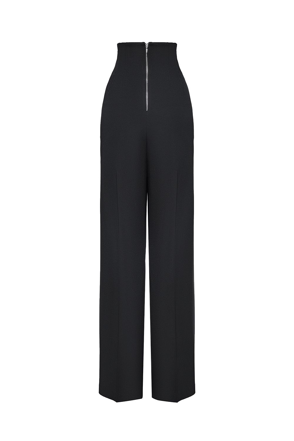 Trousers with a corset belt