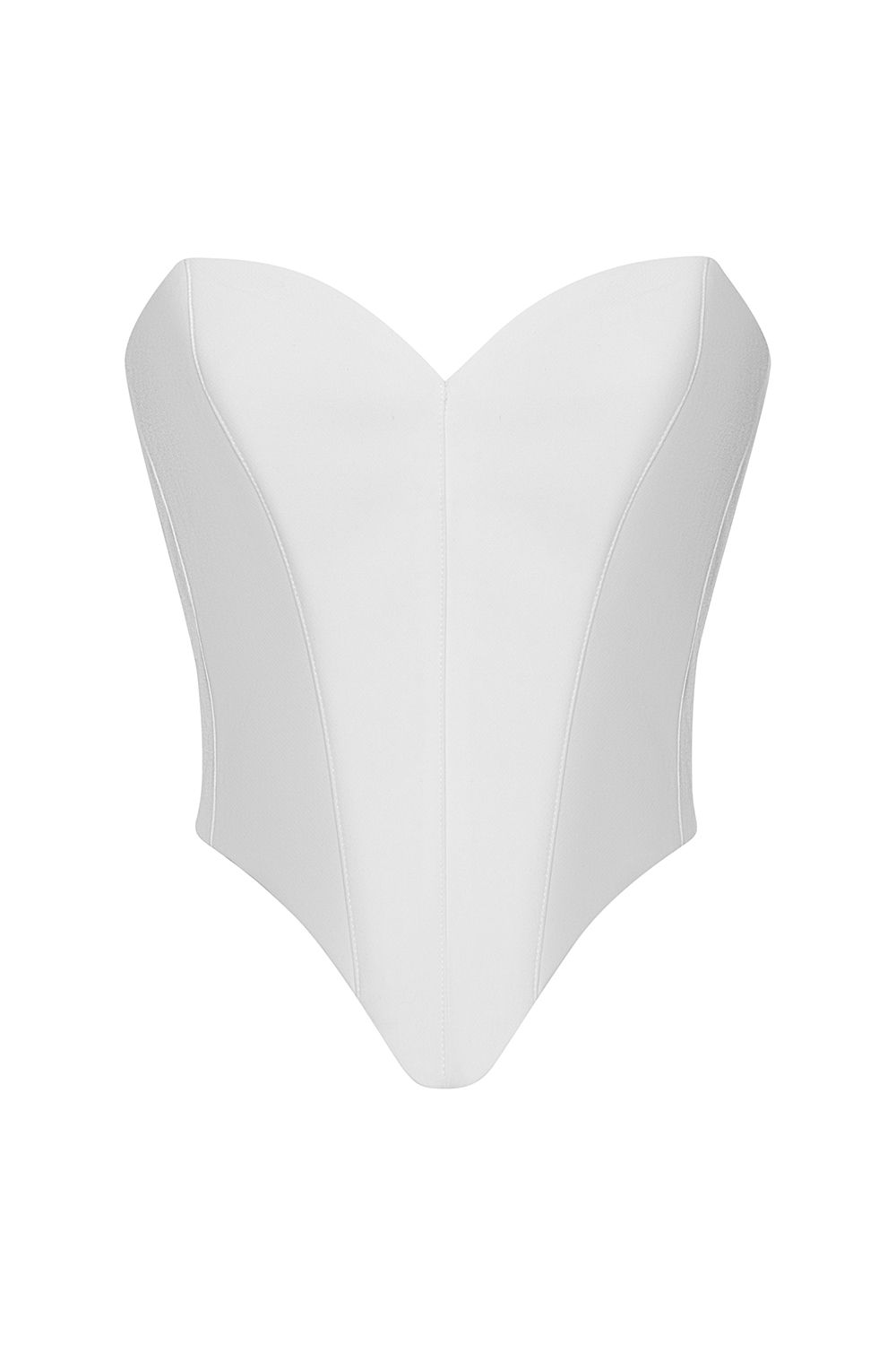 Elegant corset with a heart-shaped neckline