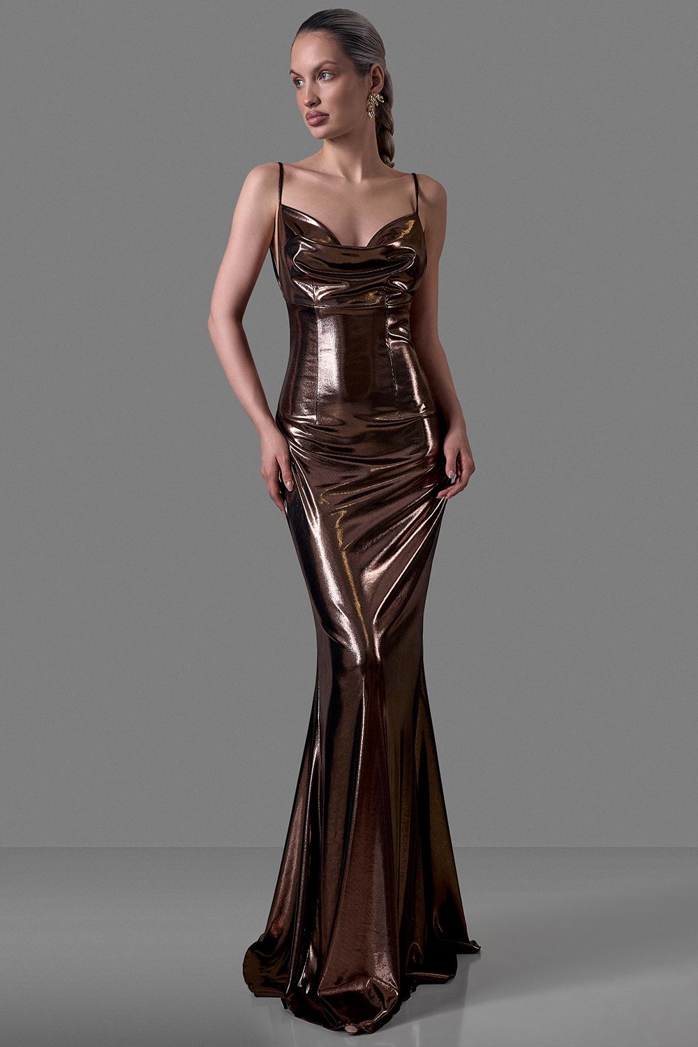 Dress-a combination of flowing fabric