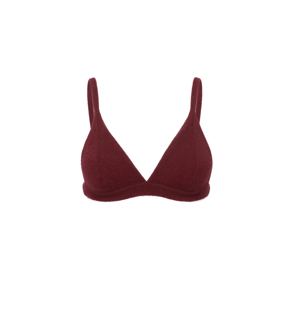 Lisa Bra Top Bordeaux