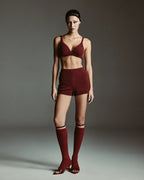 Lisa Bra Top Bordeaux