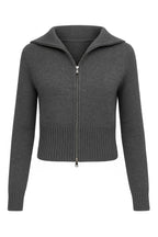 Merino Zip Cardigan