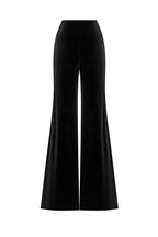 Velvet flared trousers