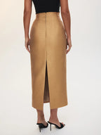 Refined Goldy Midi Skirt