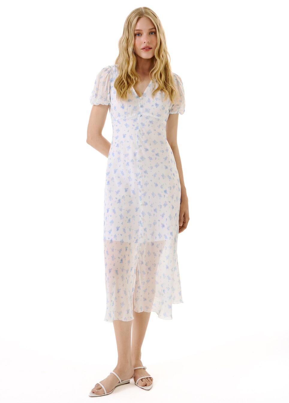 Yasmin in the Clouds Midi Dress