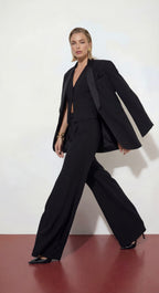 Flared trousers from the hip