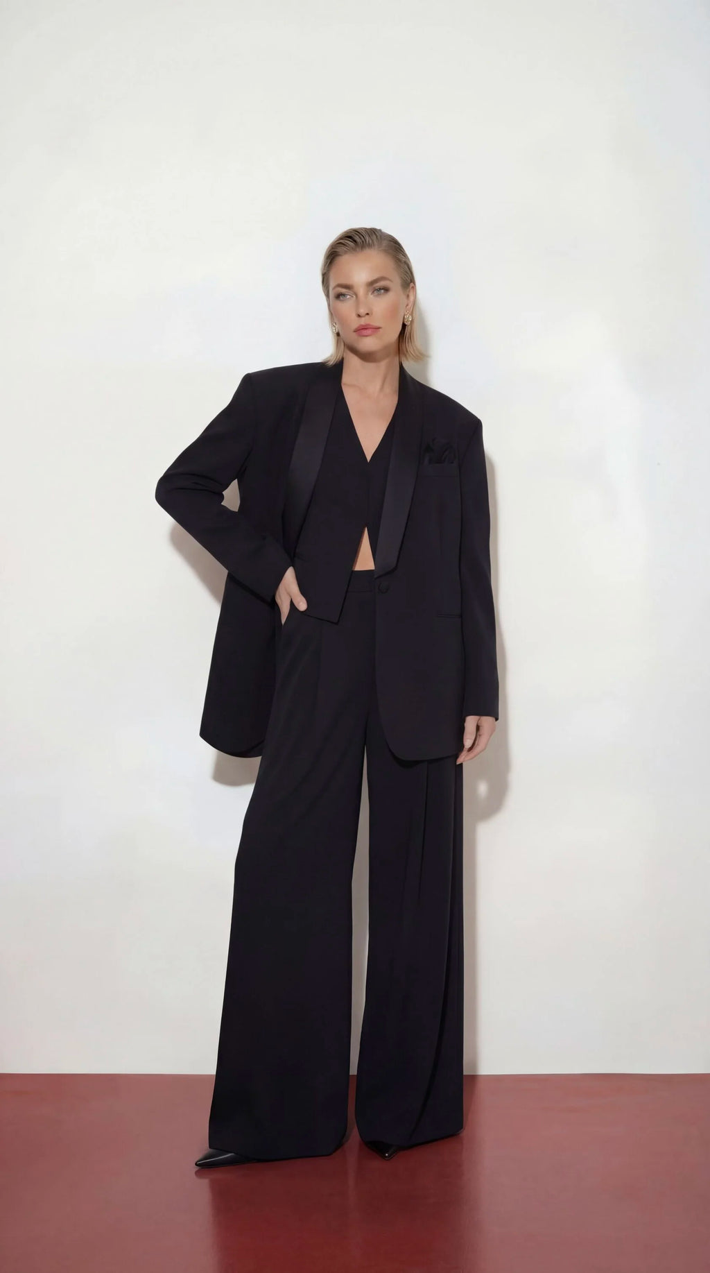 Flared trousers from the hip