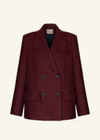 Vera Burgundy Coat