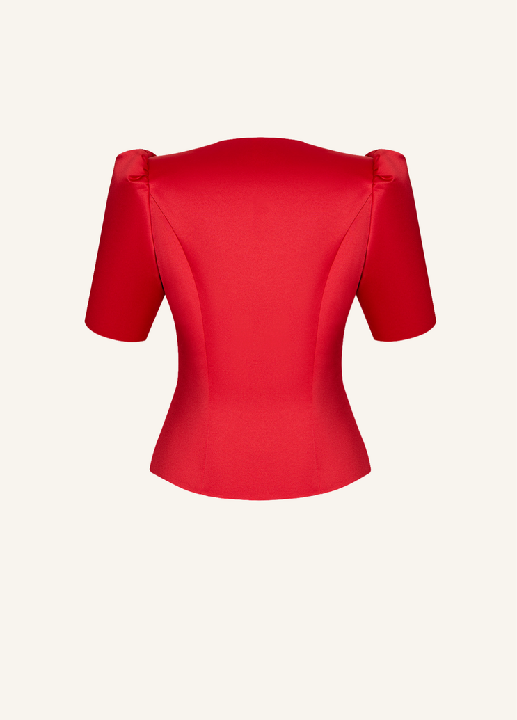 Melania Red Jacket