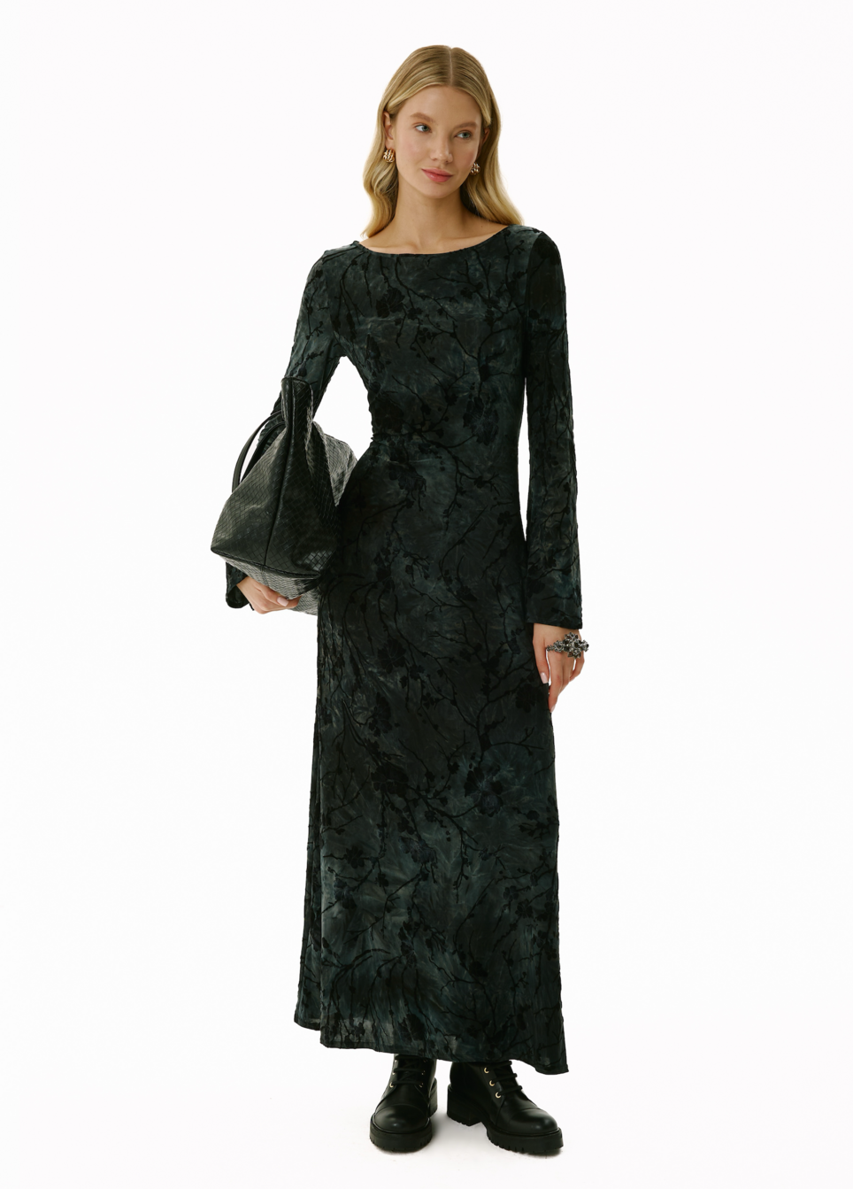Anastasia Dress (Navy)