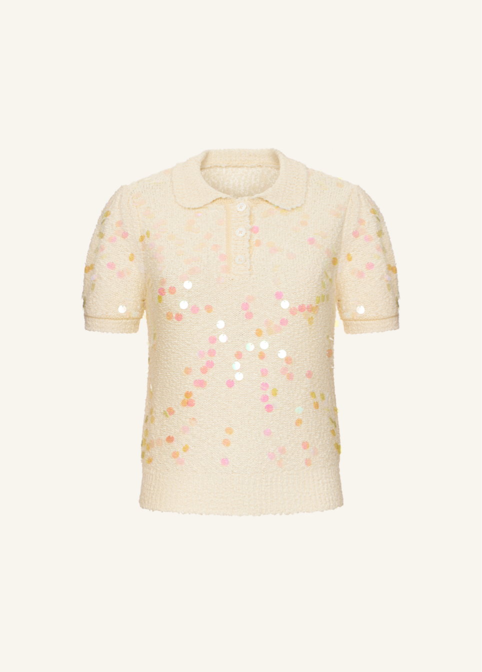 Splash of Champagne Polo (White)