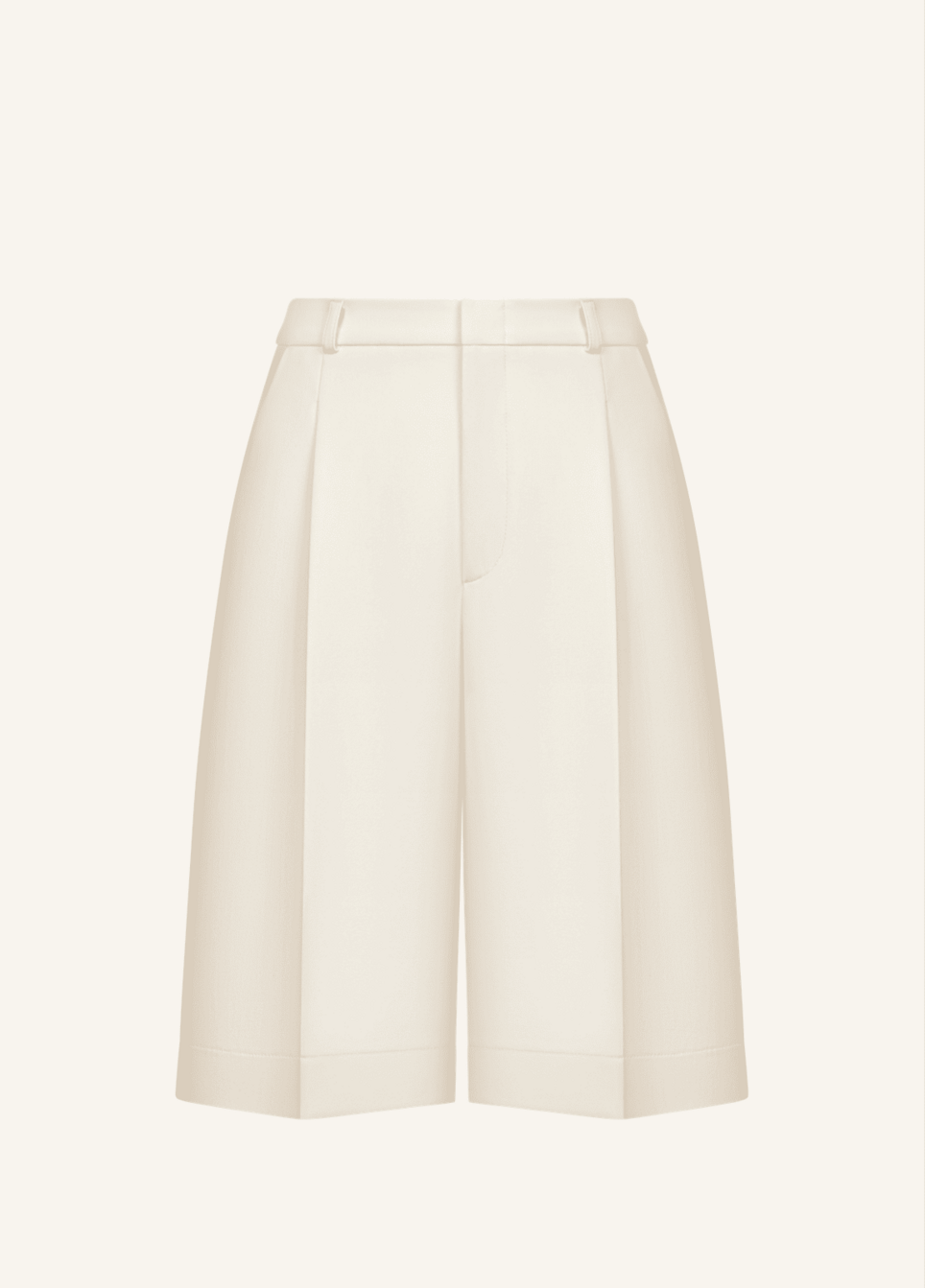 Alexa Bermuda Shorts (White)