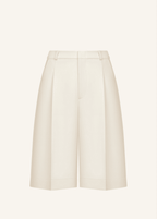 Alexa Bermuda Shorts (White)