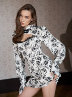 Asian style mini dress