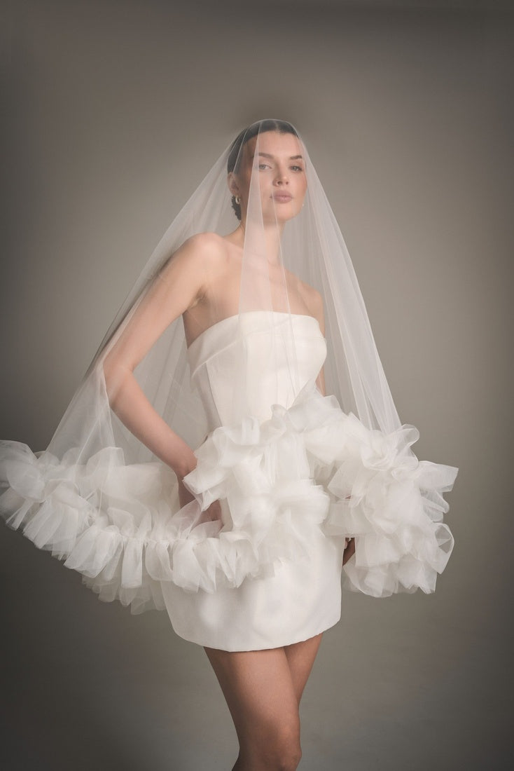 Ruffle Veil