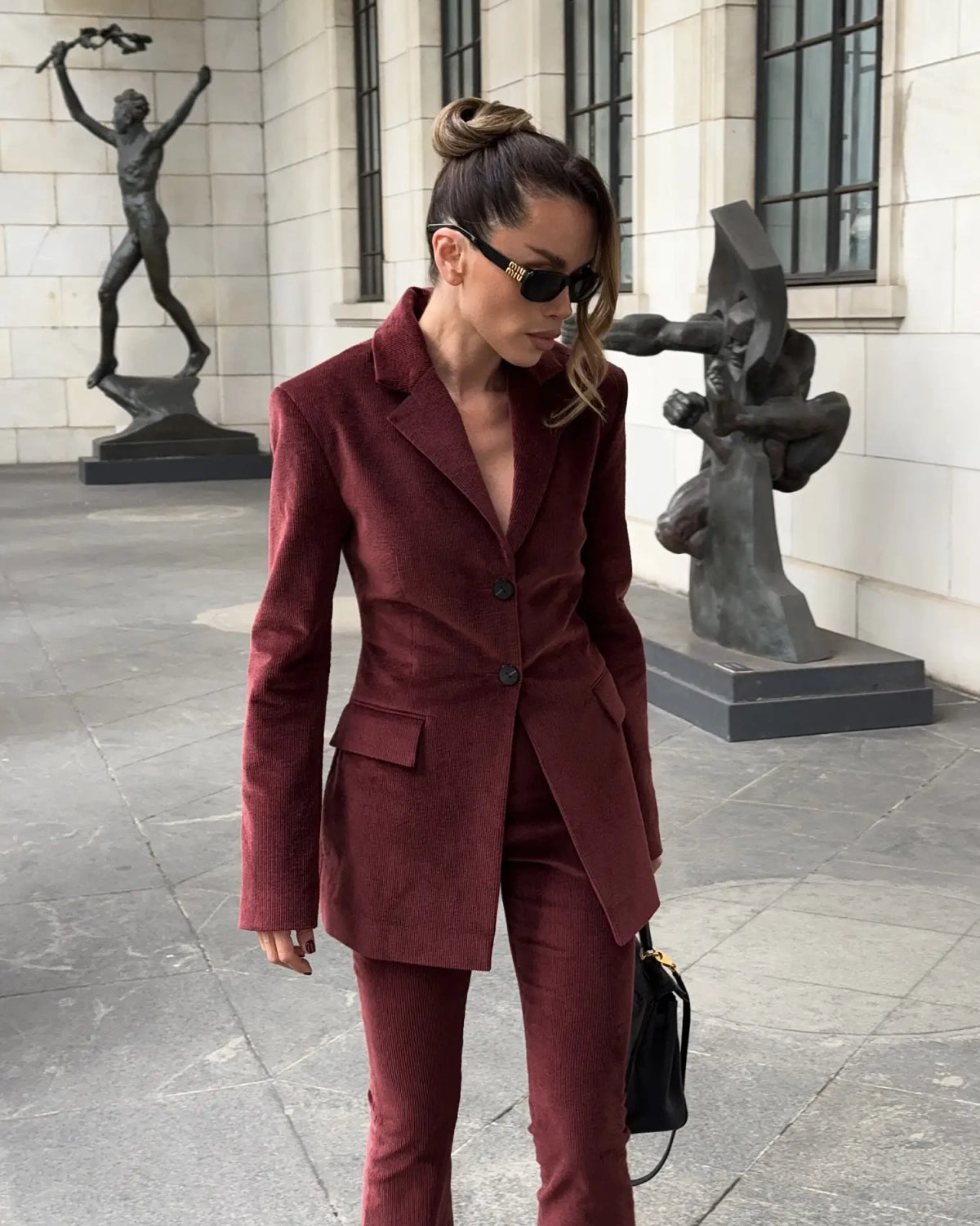 Burgundy Corduroy Jacket