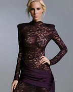 The Siren Purple Dress