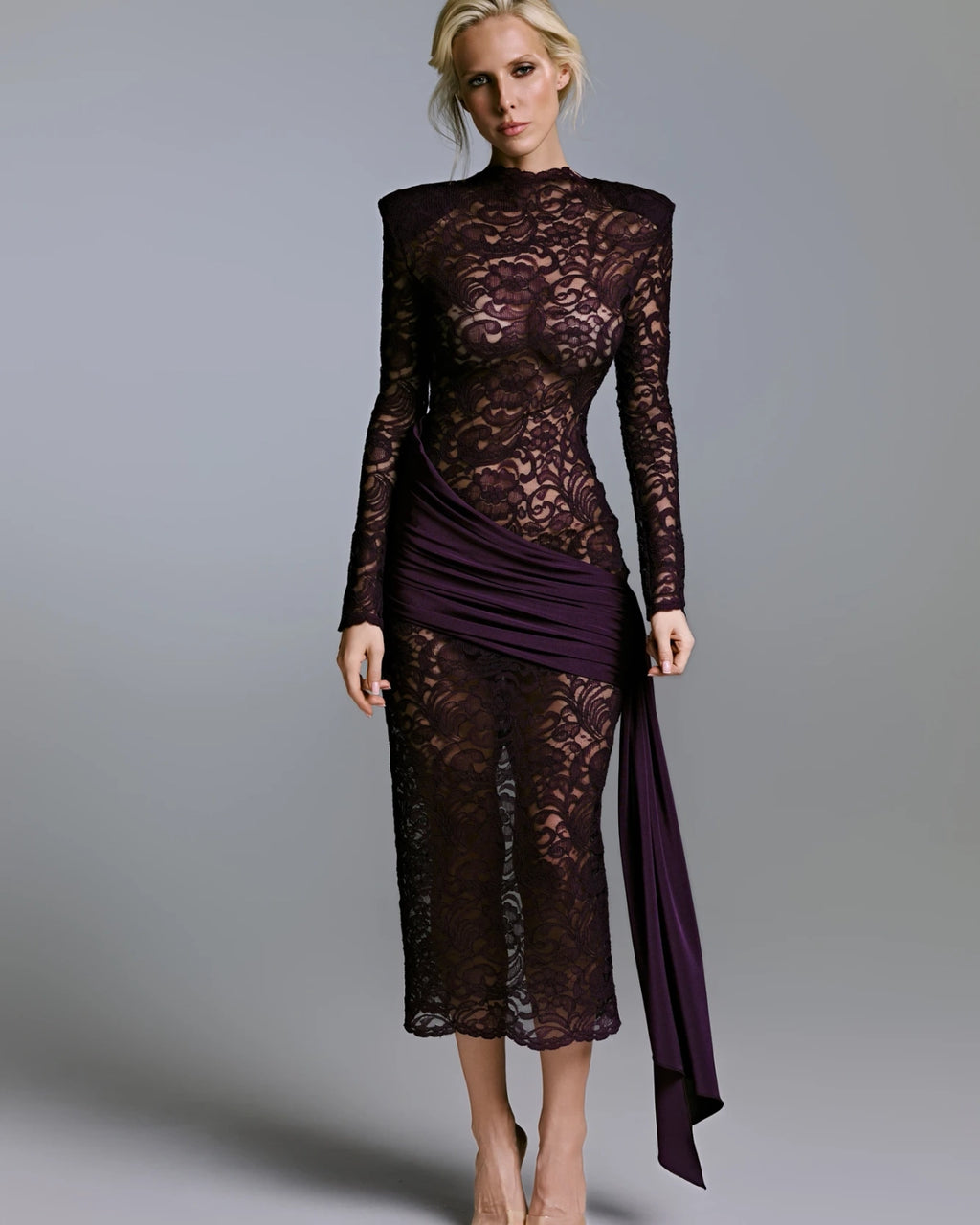 The Siren Purple Dress