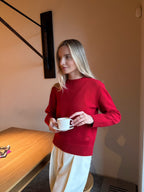 MELLOW wool jumper, Red