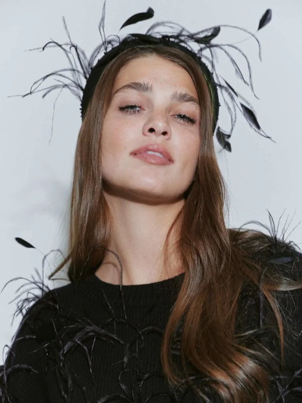 Feather Statement Headband