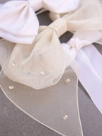 Pearl Sheer Hair Bow