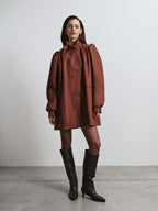 Trench coat with a GABRIELLE stand-up collar