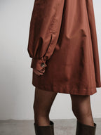 Trench coat with a GABRIELLE stand-up collar