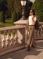 Wool Trousers (Beige)