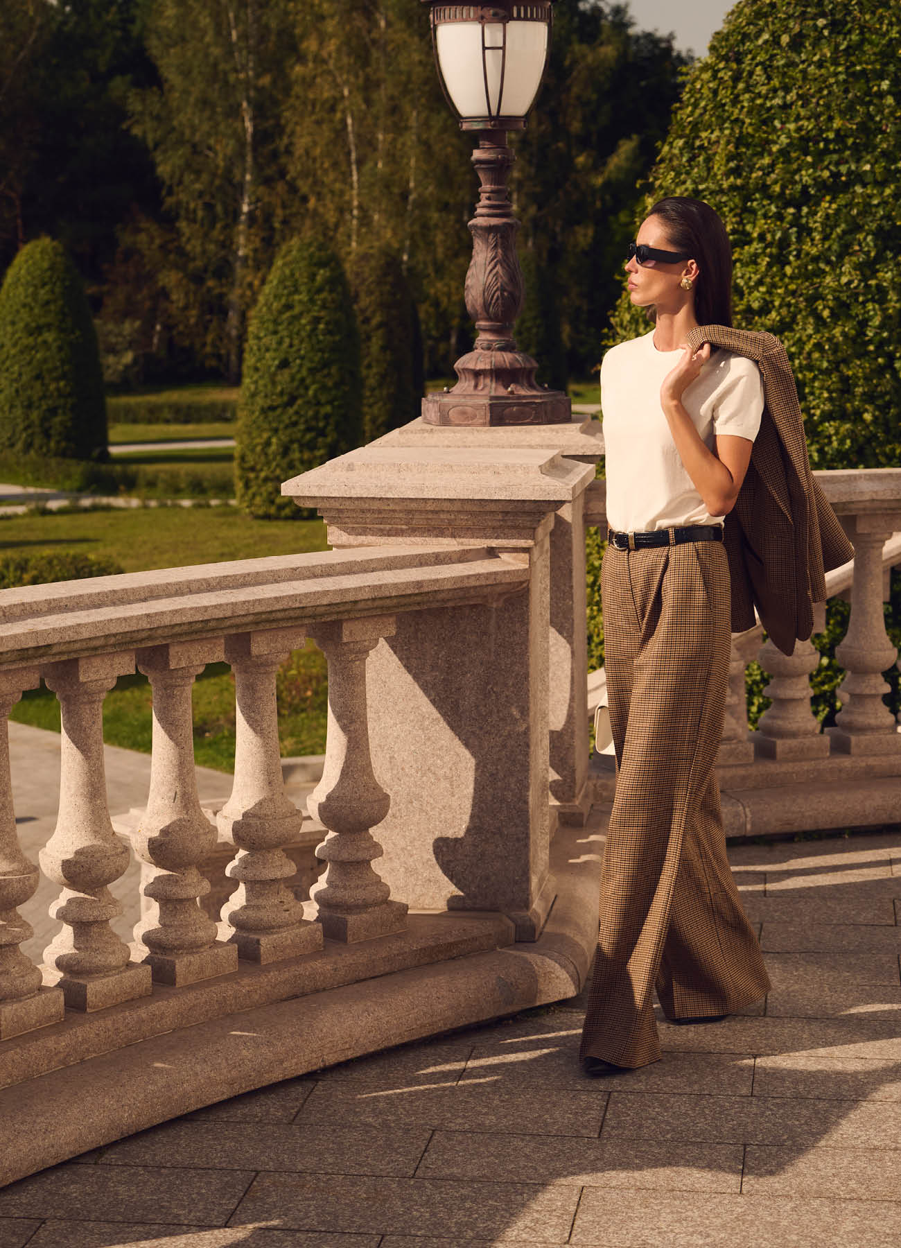 Wool Trousers (Beige)