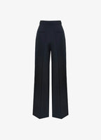 Straight-Leg Wool Trousers