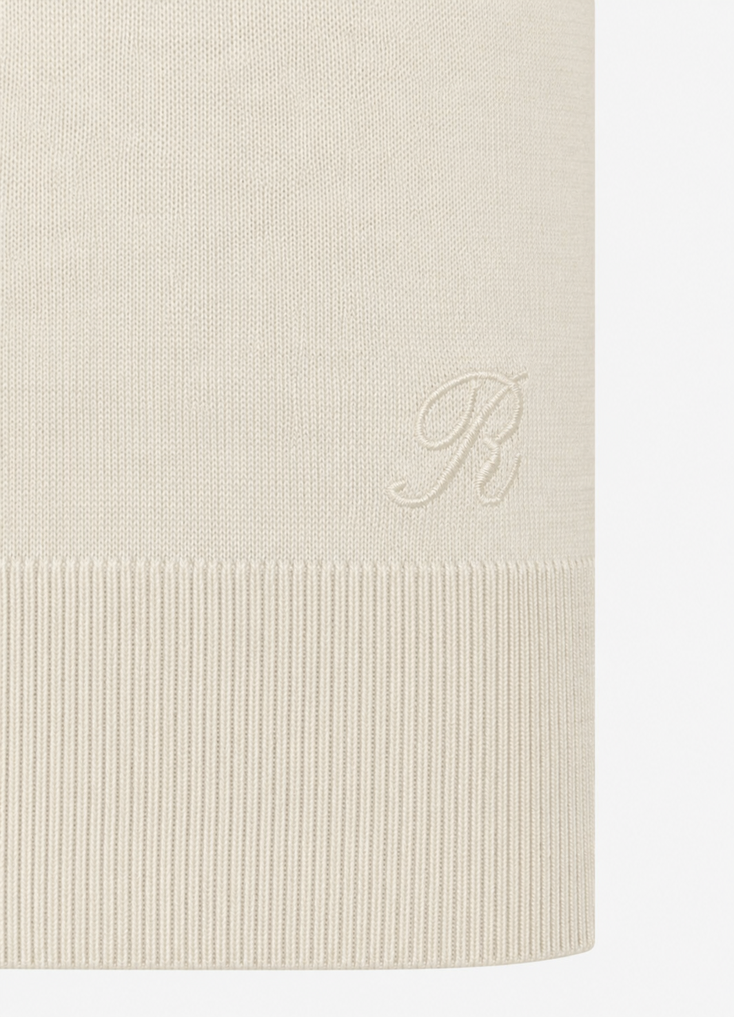 Silk-Cotton Jumper (Beige)