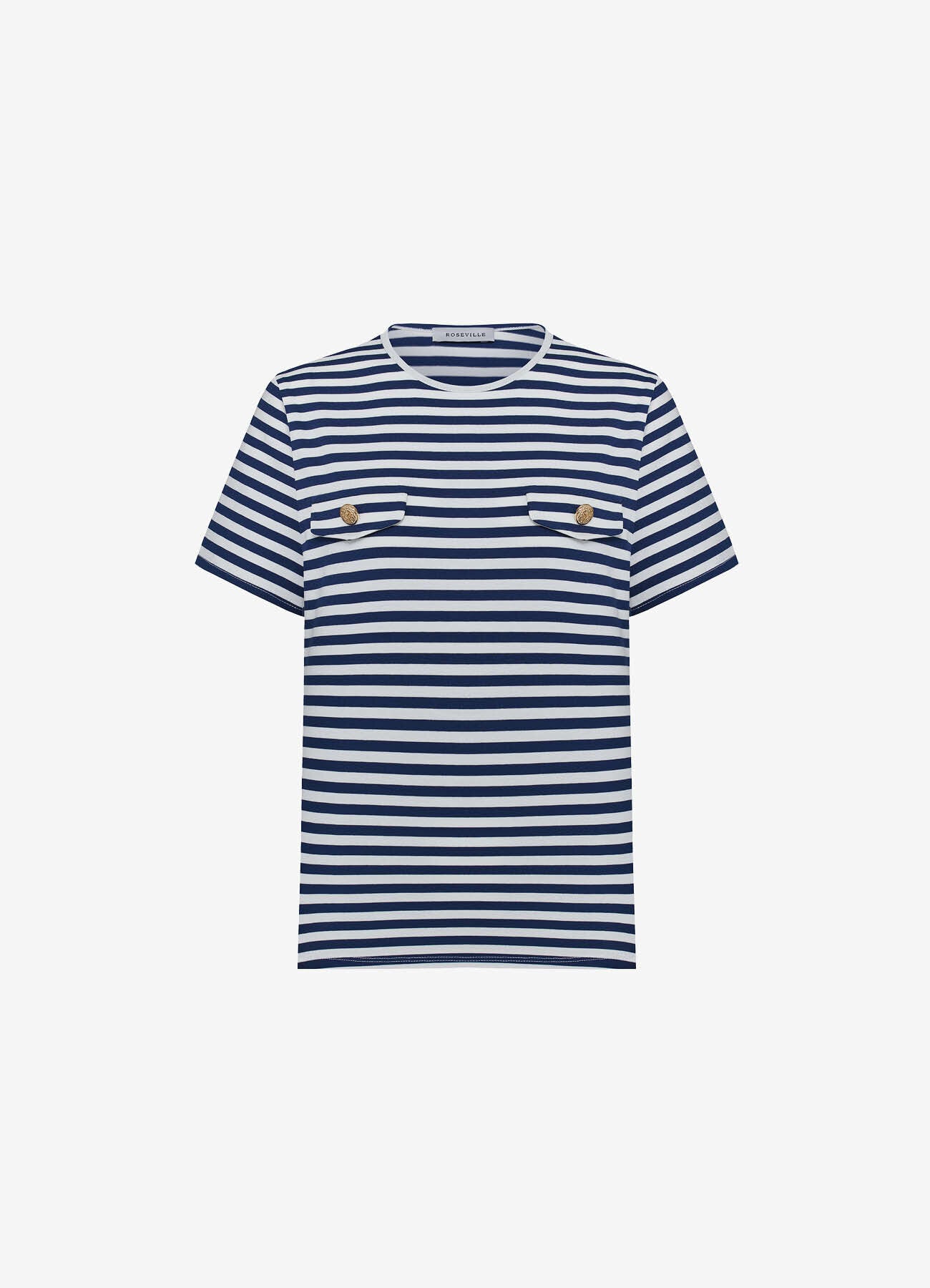Sailor T-Shirt with Flap Details (Blue)