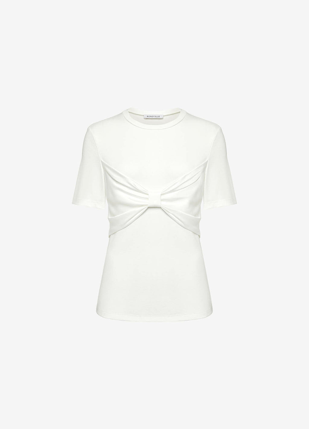 Preppy Bow T-Shirt (Beige)