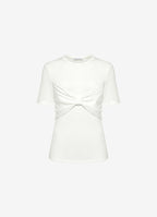 Preppy Bow T-Shirt (Beige)