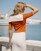 Mistral Sailor Cardigan with Silk