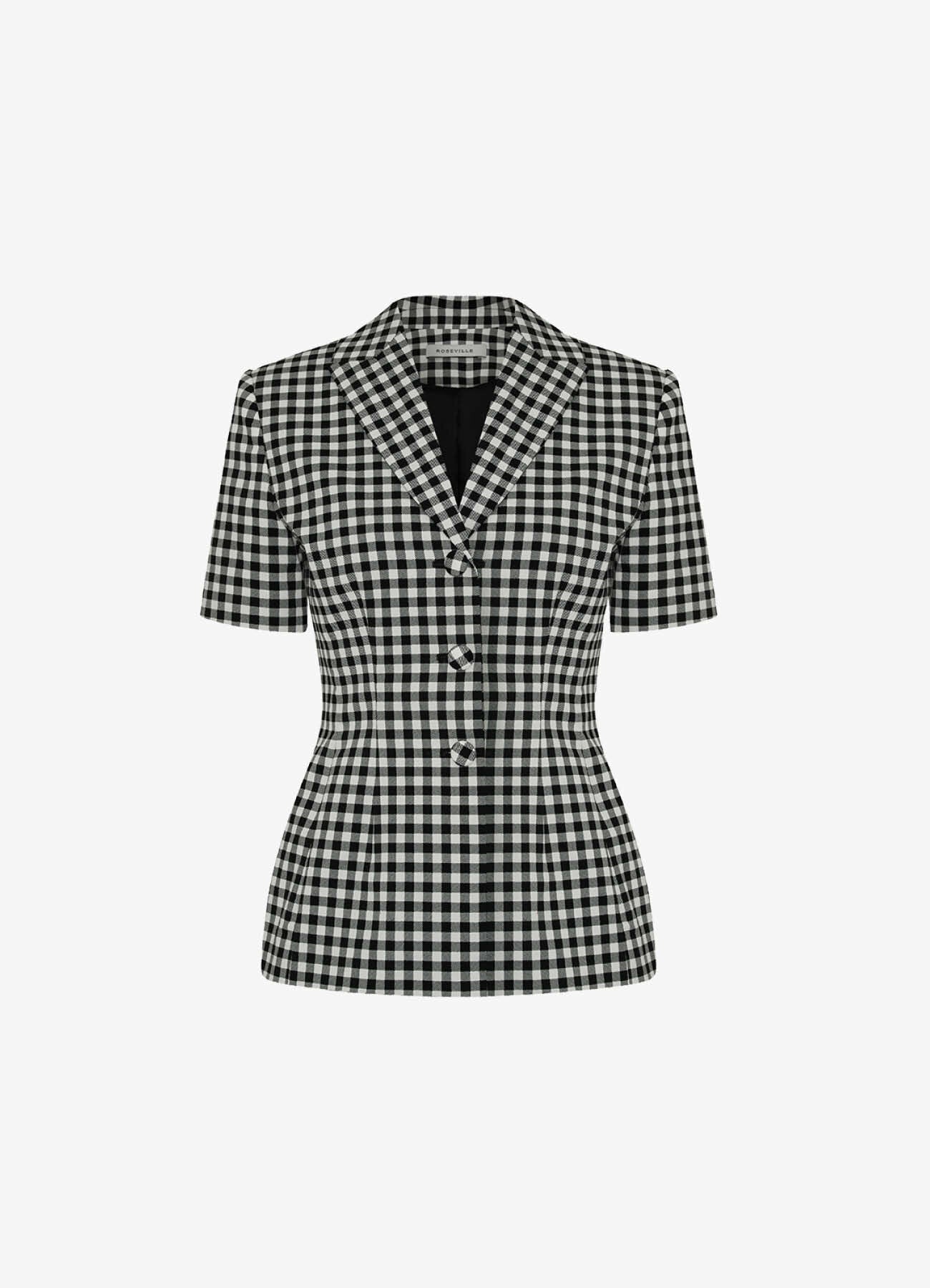 Brigitte Gingham Check Jacket