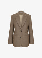 Jacket with Decorative Scarf