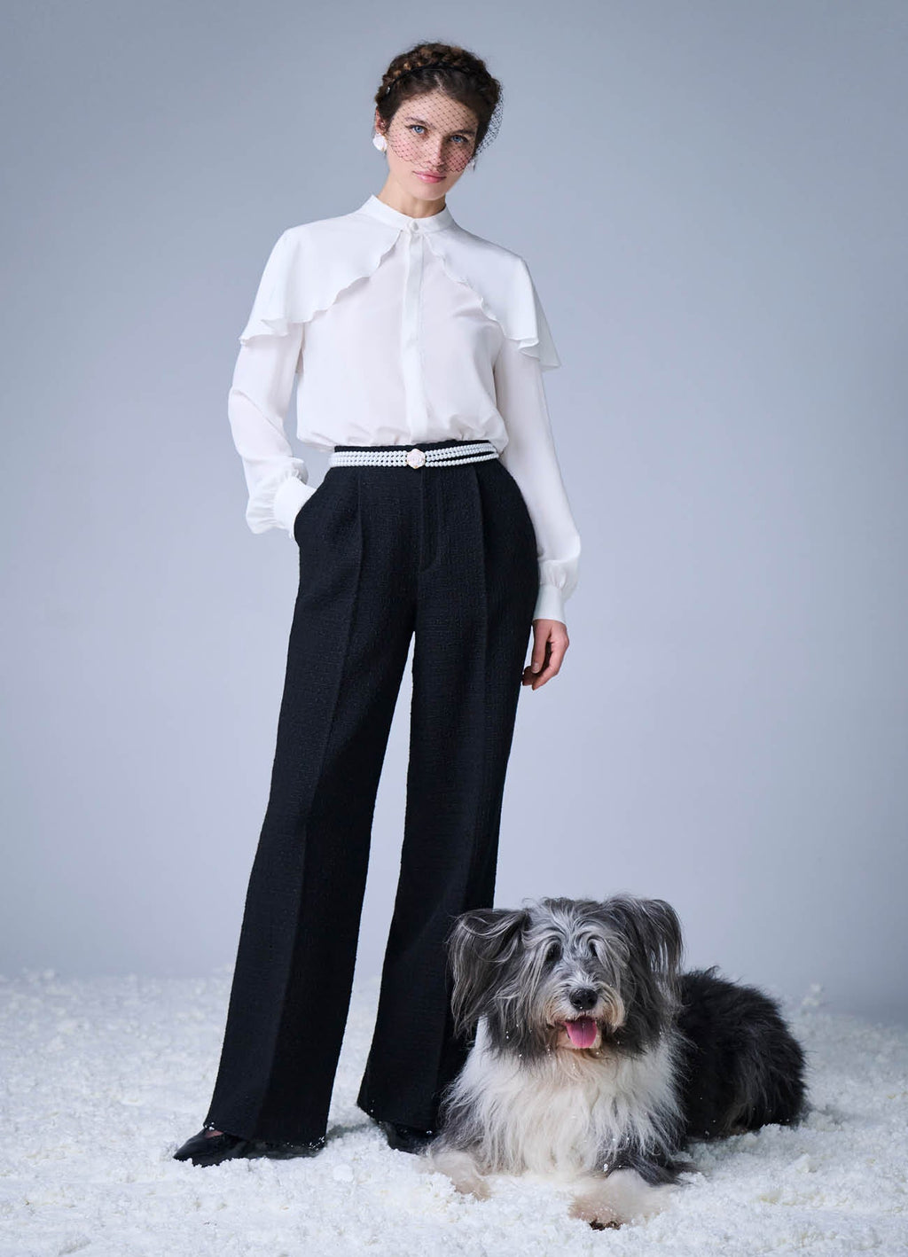 Vlasta Bouclé Trousers