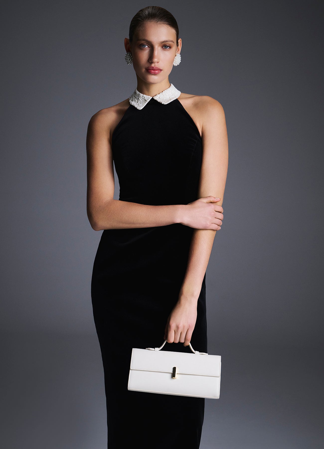 Golubka Velvet Sheath Dress
