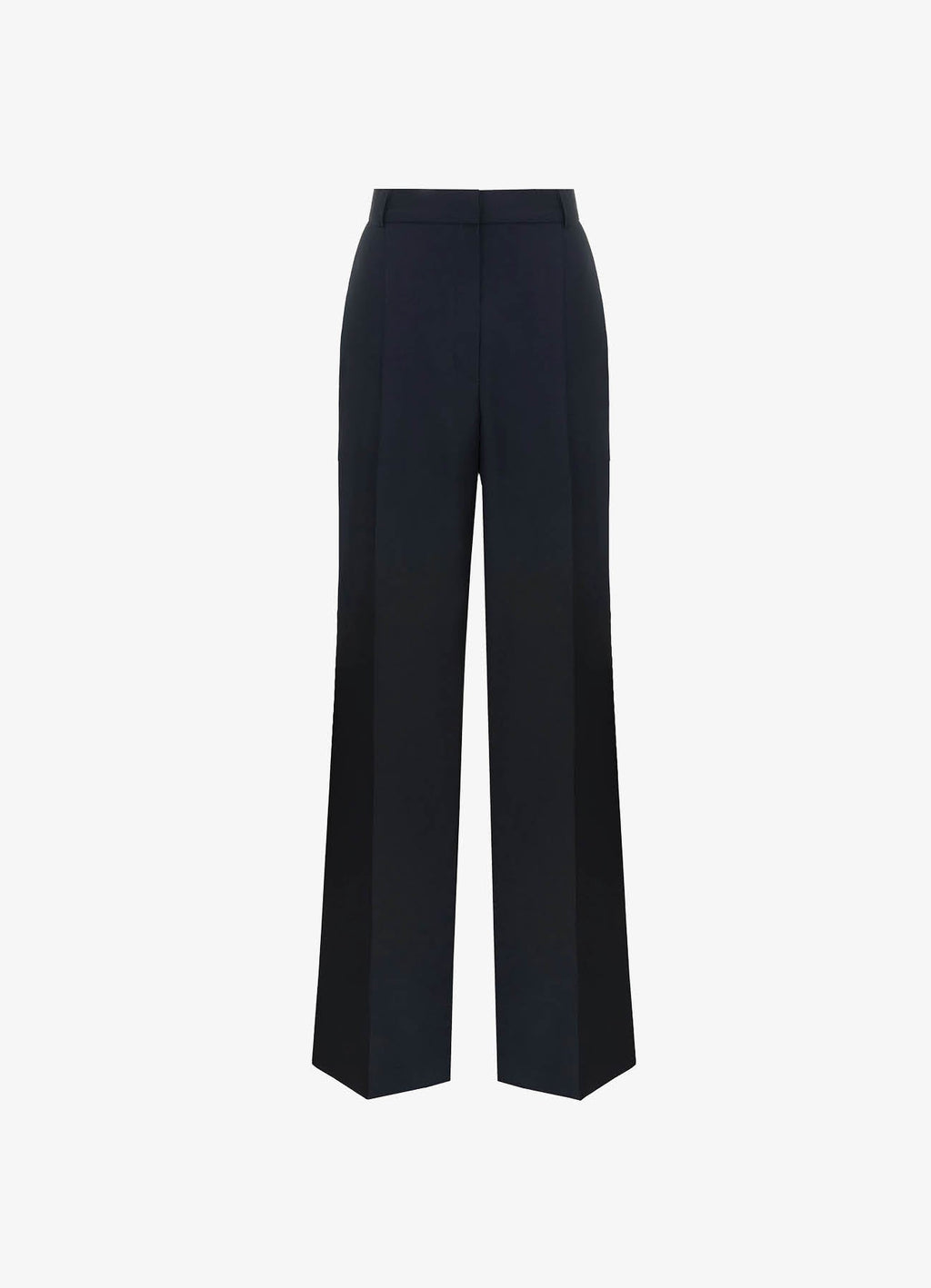 Straight-Leg Wool Trousers