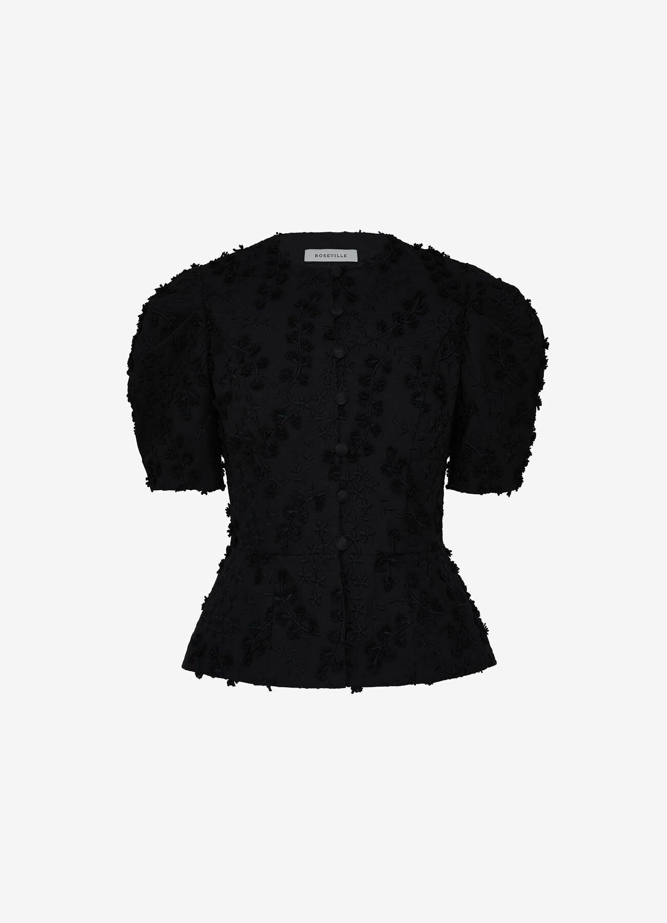 Bouclé Jacket (Blue)