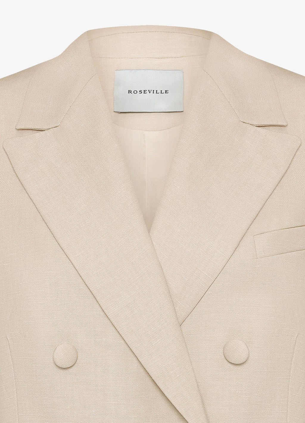 Wool-Linen Jacket (Beige)