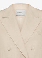 Wool-Linen Jacket (Beige)