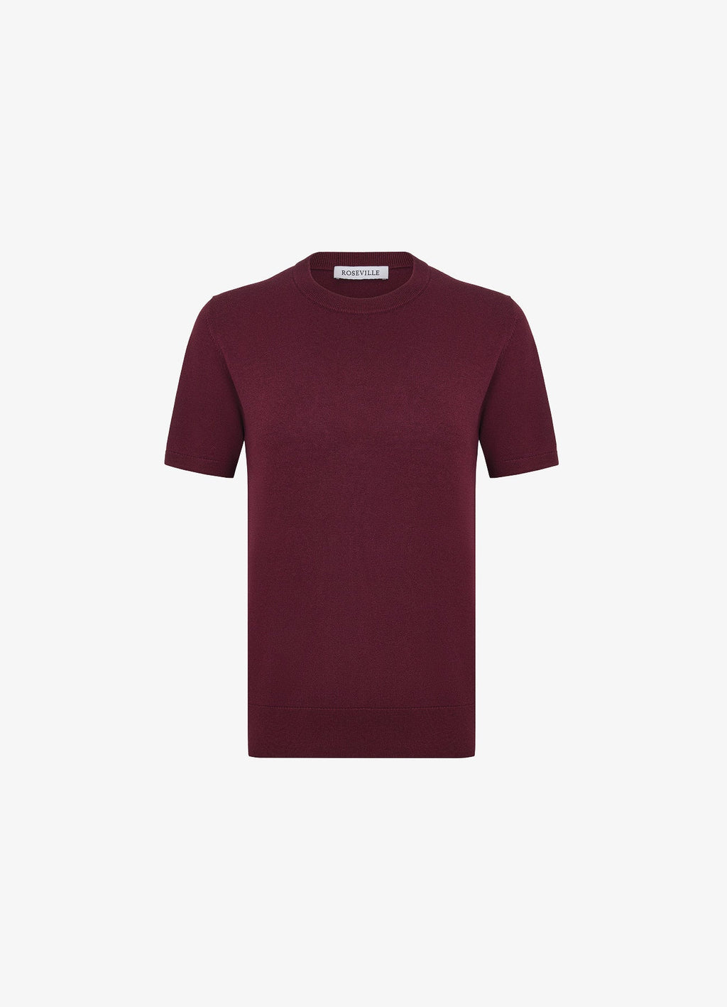 Silk-Cotton Jumper (Burgundy)