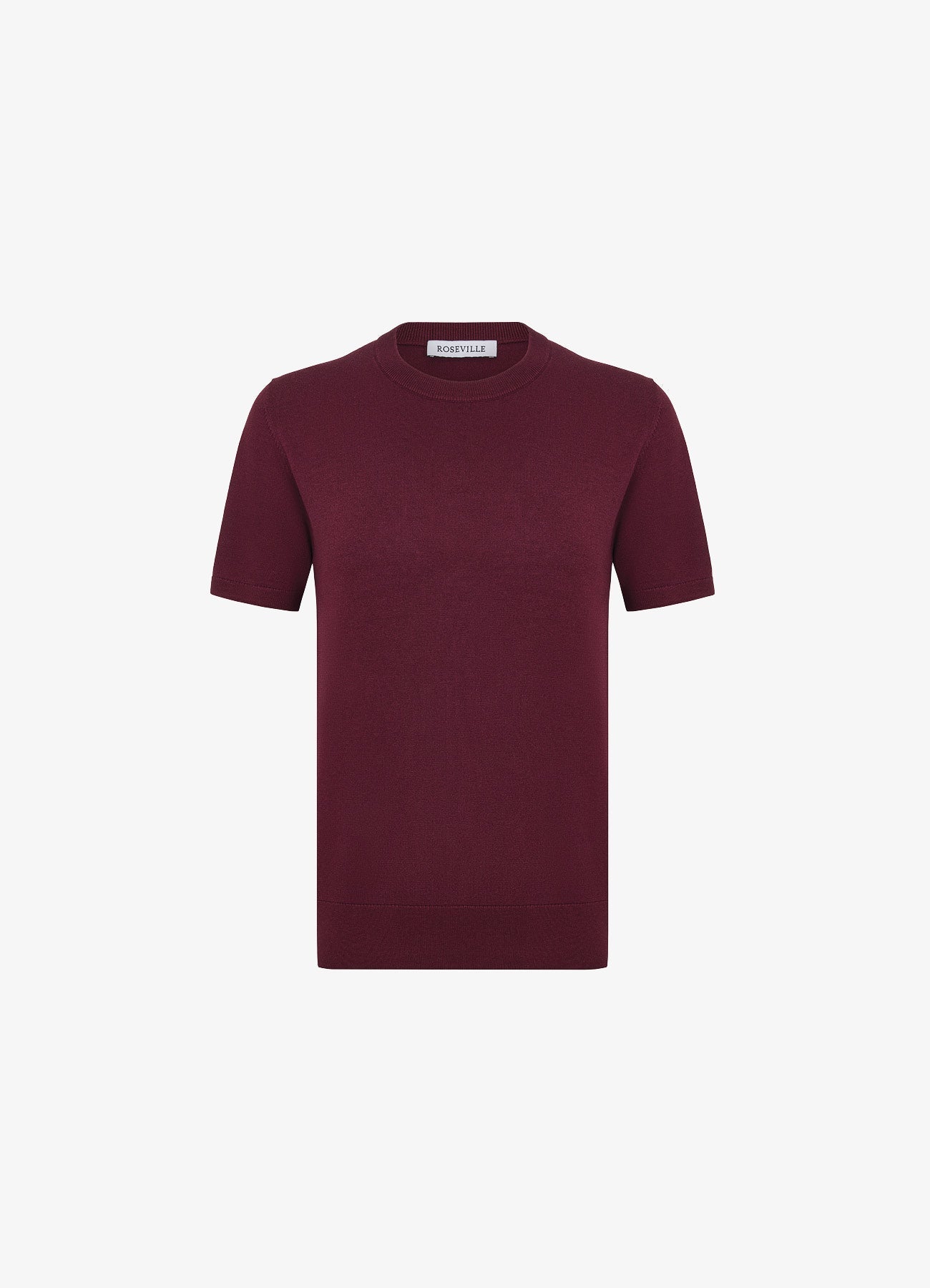 Silk-Cotton Jumper (Burgundy)