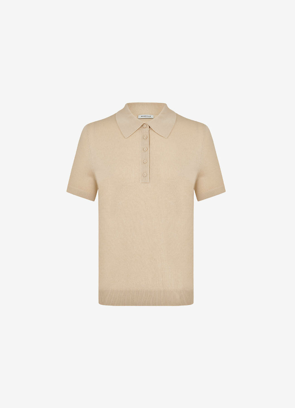 Silk Polo (Beige)