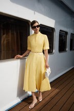 Amalfi Linen-Viscose Dress