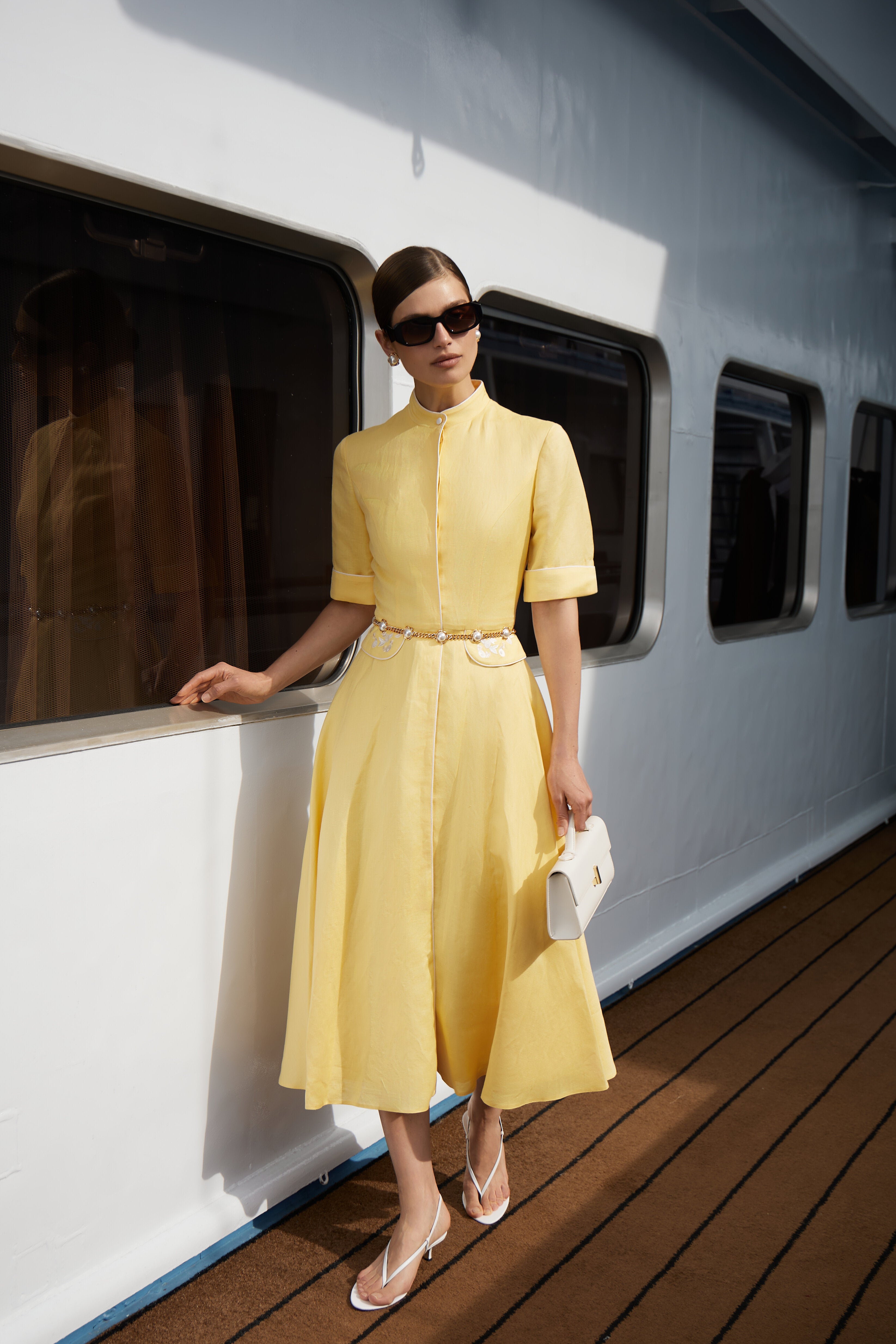 Amalfi Linen-Viscose Dress