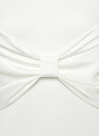Preppy Bow T-Shirt (Beige)