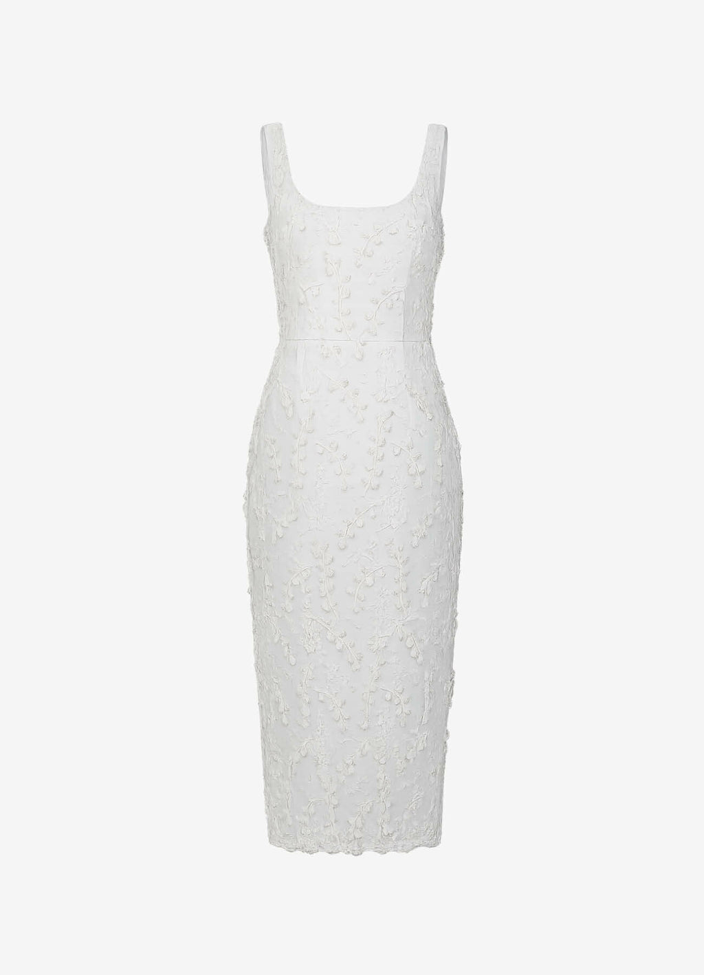Cotton Sundress with Floral Appliqué